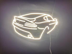 ASTON MARTIN VANTAGE 2005-2018 LED Neon Sign (3/4 rear view)