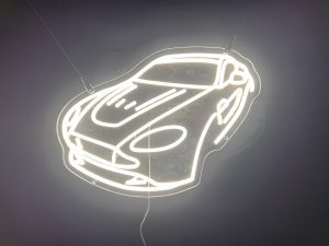 ASTON MARTIN VANTAGE 2005-2018 LED Neon Sign (3/4 front view)