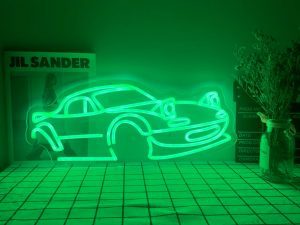 MAZDA Miata NA widebody (3/4 front view) LED neon Sign