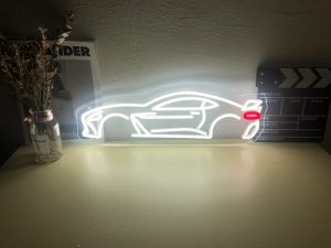 ASTON MARTIN VANTAGE 2023 LED Neon Sign (profile view)