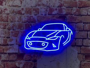 MAZDA Miata ND (3/4 front view) LED neon Sign