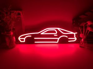 MAZDA RX7 FC LED neon Sign (profile view)