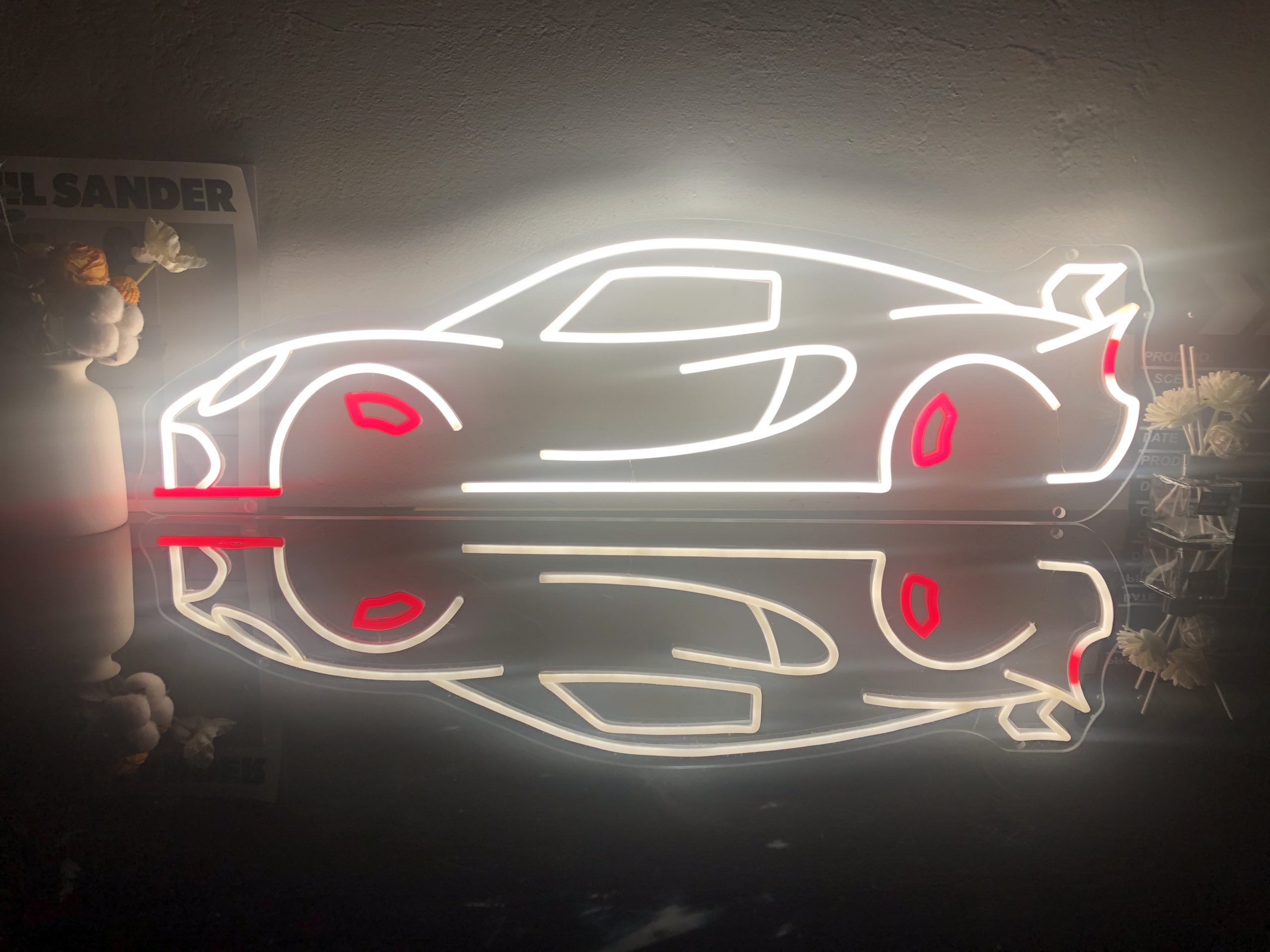 LOTUS EXIGE S3 LED neon Sign (profile view)