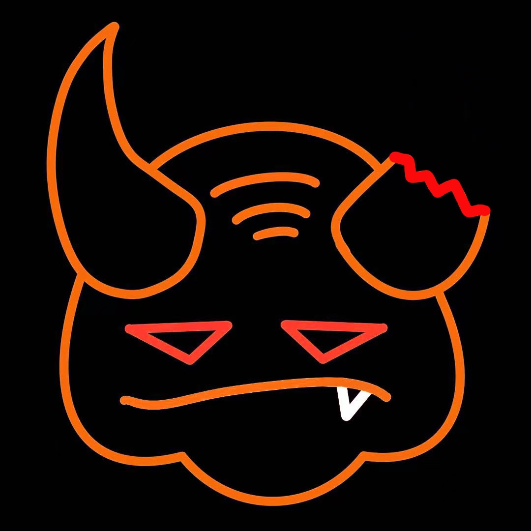 Halloween Horn monster head LED neon Sign - Image 3