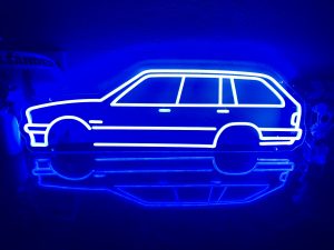 BMW E30 Touring XL LED neon Sign (profile view)
